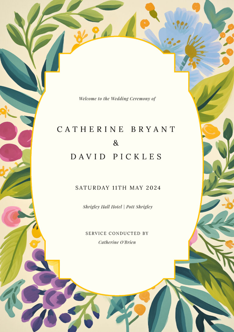 order of service1