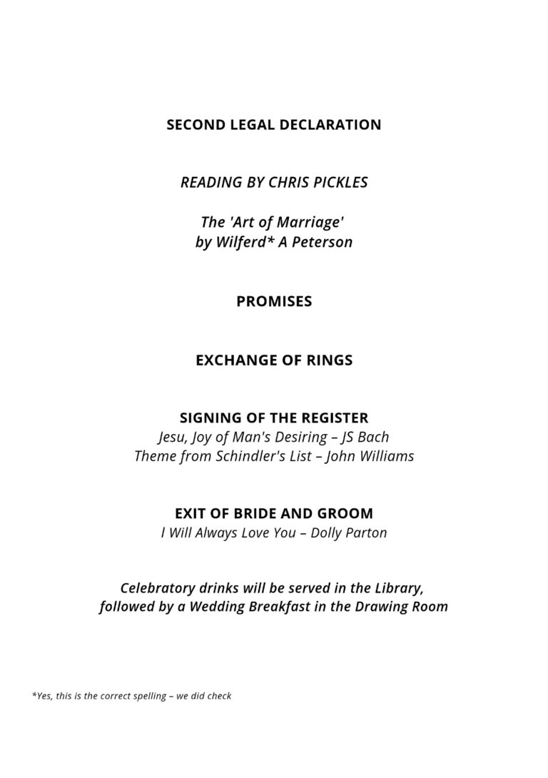 order of service3